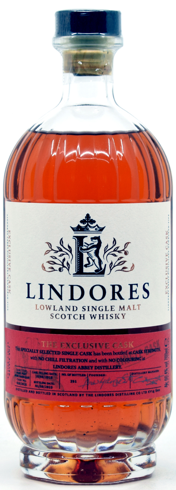 Lindores Abbey 2018/2023 Ruby Port Single Cask #626/2018 60,4% vol.