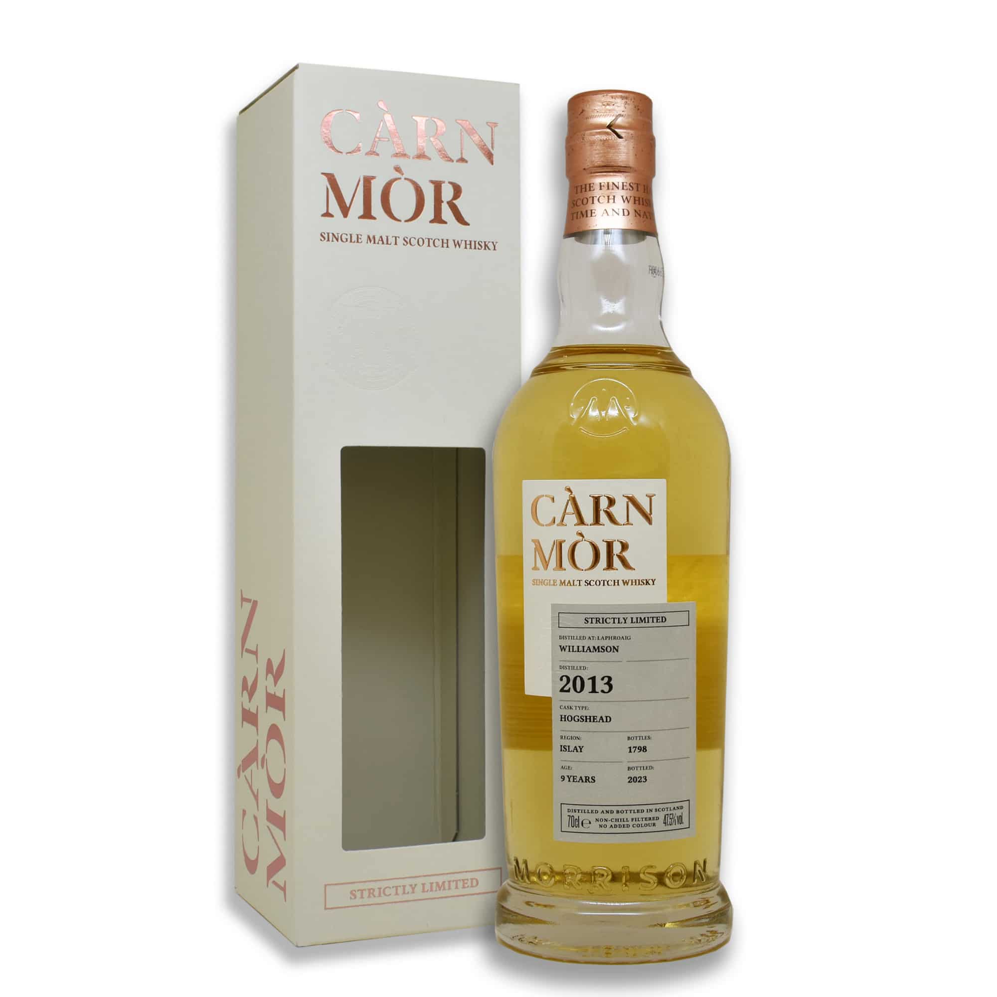 Williamson  9 Jahre 2013/2023 Bourbon Cask Mor Strictly Limited 47,5% vol. 