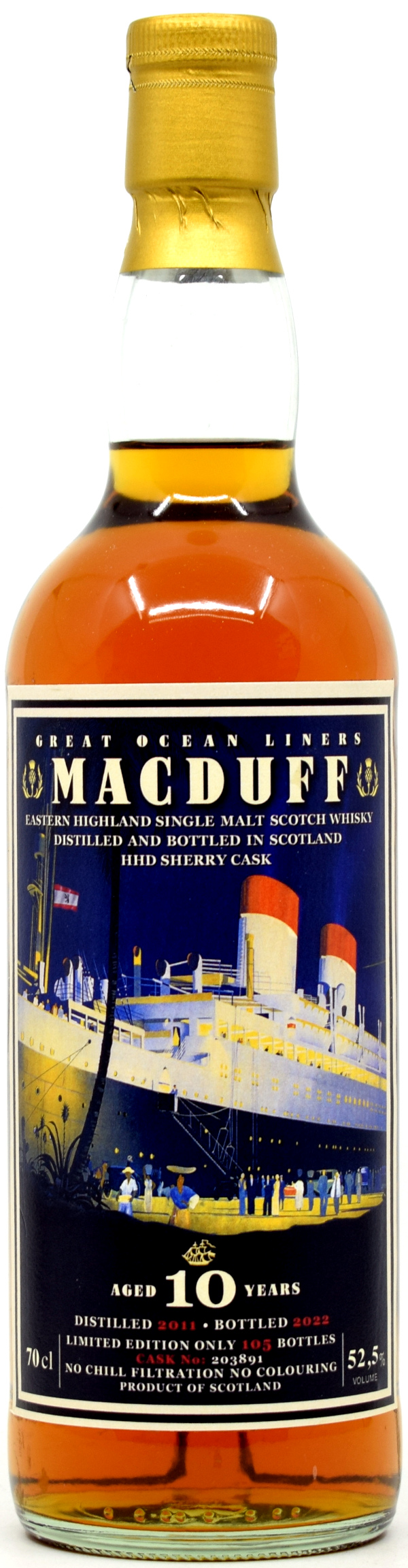 Macduff 10 Jahre 2011/2022 Sherry Hogshead 52,5% vol.