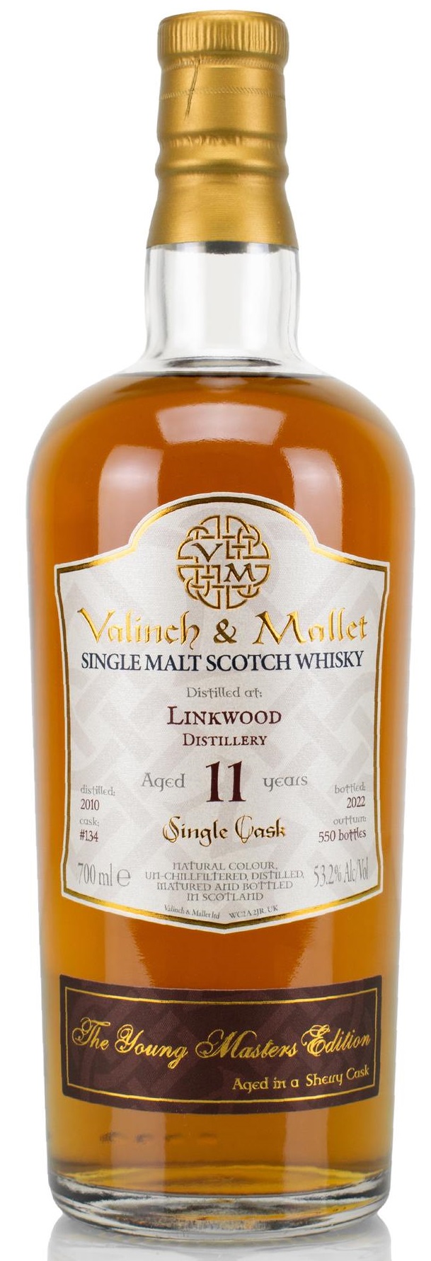 Linkwood 11 Jahre 2010/2022 Palo Cortado Sherry Cask Valinch & Mallet 53,2% vol.