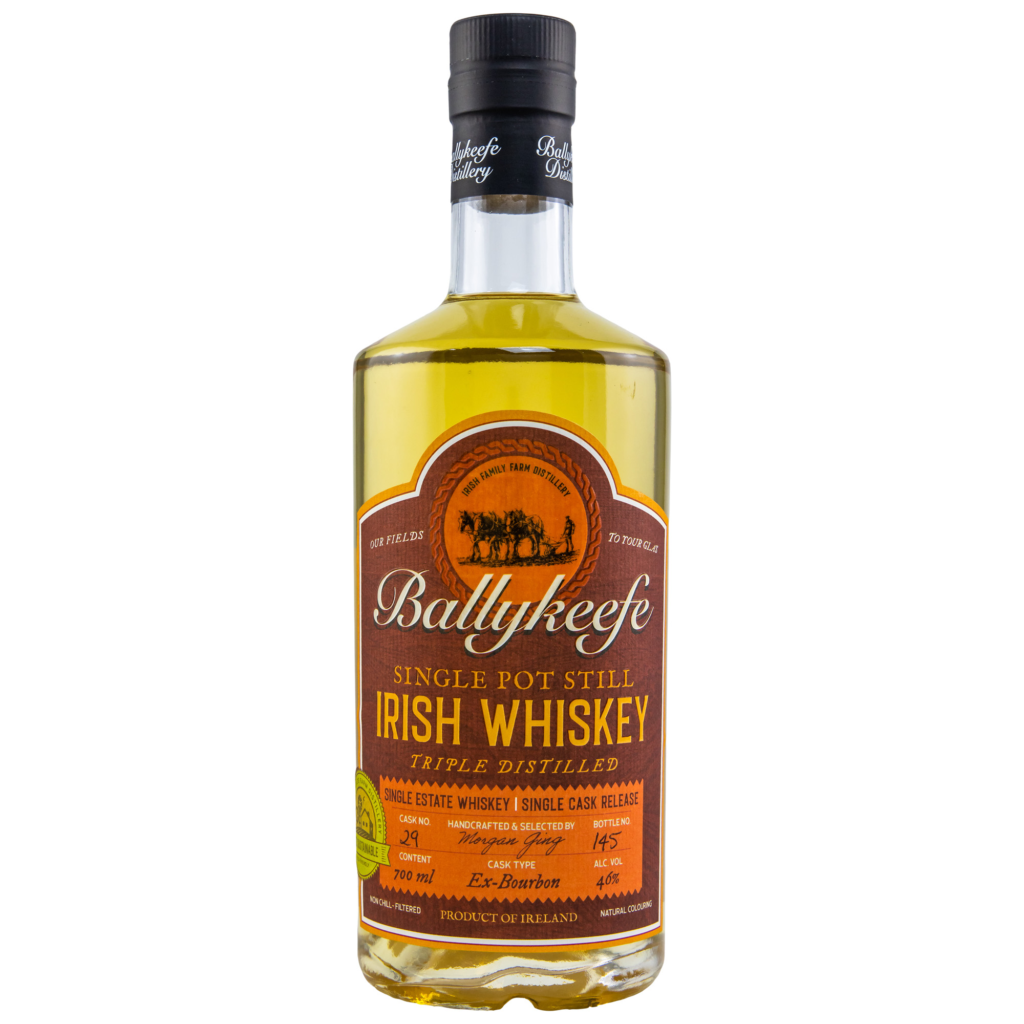 Ballykeefe Pot Still Irish Whiskey 46% vol.