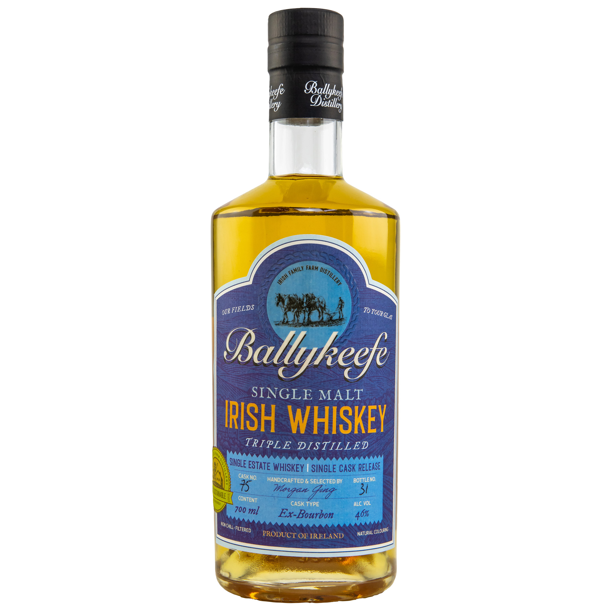Ballykeefe Single Malt Irish Whiskey 46% vol.
