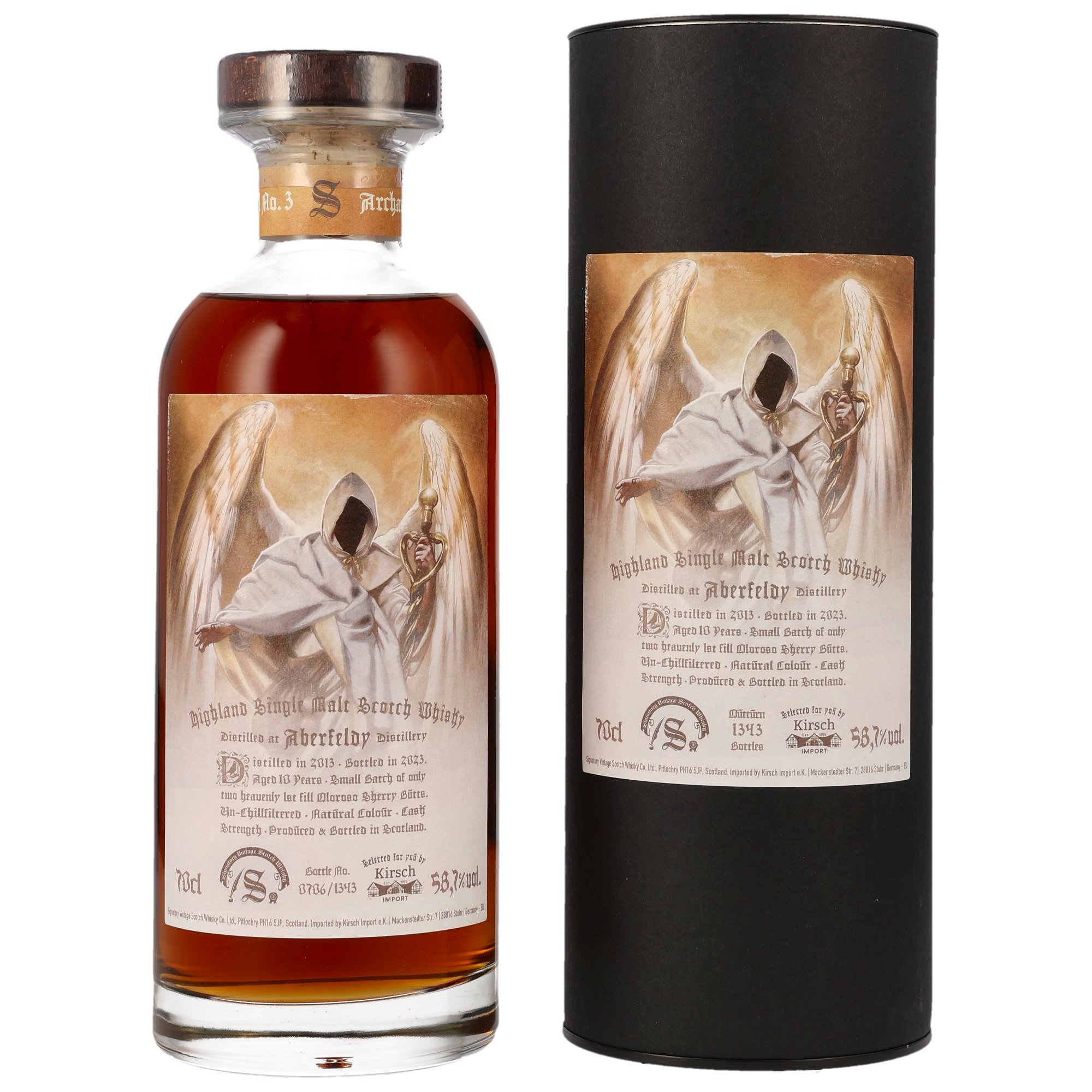 Aberfeldy 2013/2023 Archangel No. 3 Signatory Vintage Cask Strength 56,7% vol.