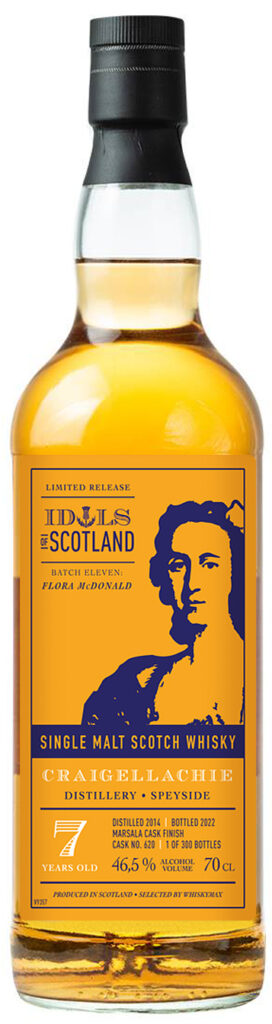 Craigellachie 7 Jahre 2014/2022 Marsala Cask Idols of Scotland 46,5% vol.